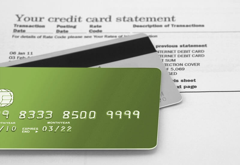 credit cards and statement